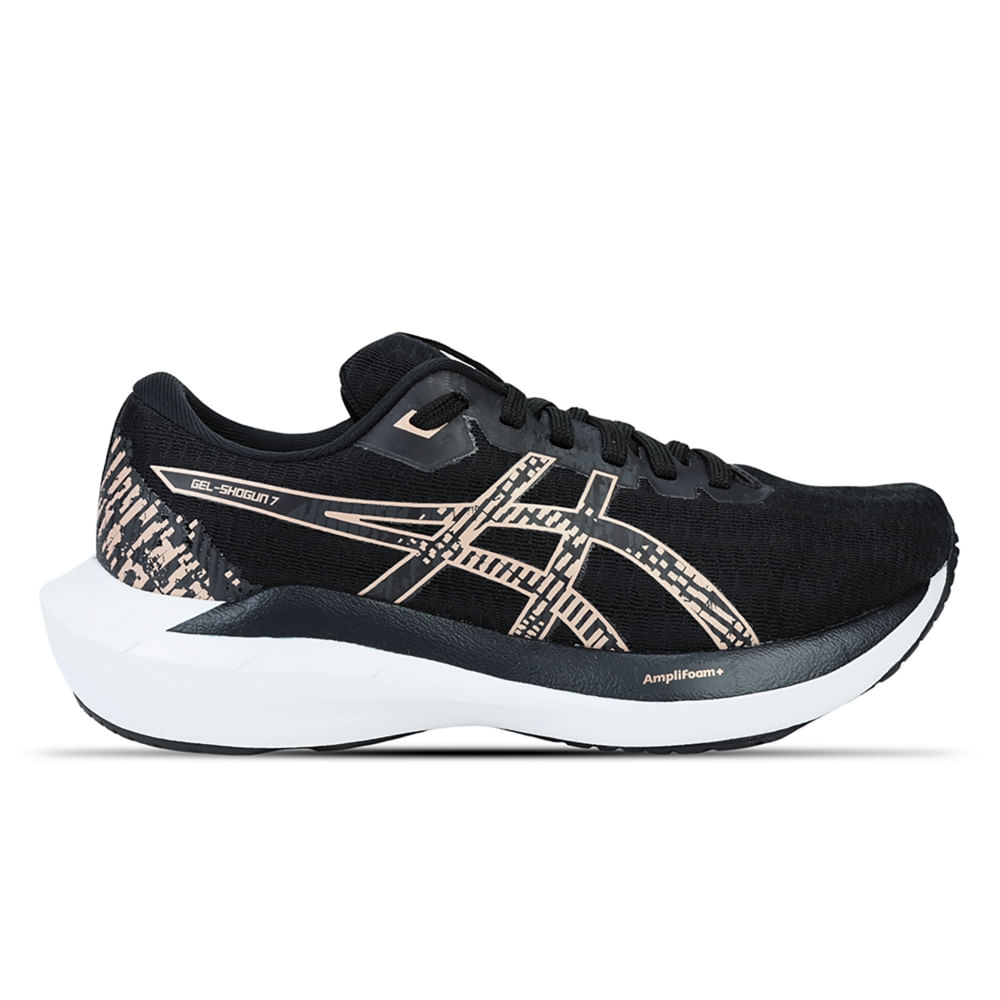 Tênis ASICS GEL-Shogun 7 - Feminino - Preto/Rosa Tênis ASICS GEL-Shogun 7 - Feminino - Preto/Rosa
