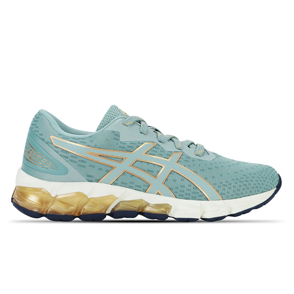 Tênis ASICS GEL-Quantum 180 Fly - Feminino - Azul/Dourado Tênis ASICS GEL-Quantum 180 Fly - Feminino - Azul/Dourado