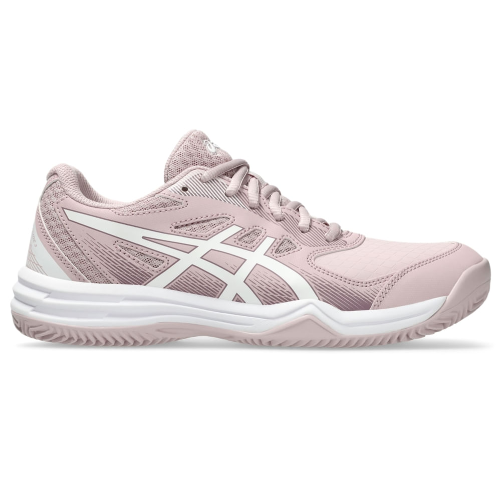 Tênis ASICS Court Slide 3 Clay/Oc - Feminino - Rosa/Branco Tênis ASICS Court Slide 3 Clay/Oc - Feminino - Rosa/Branco