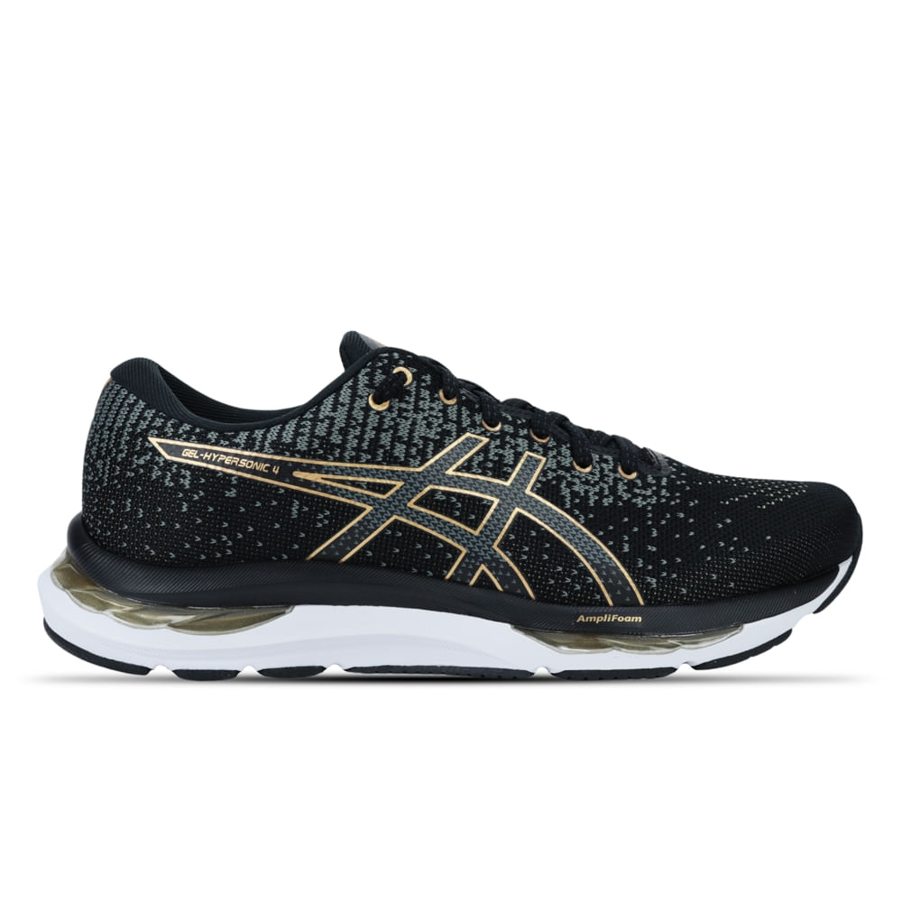 Tênis ASICS GEL-Hypersonic 4 - Masculino - Preto/Dourado Tênis ASICS GEL-Hypersonic 4 - Masculino - Preto/Dourado