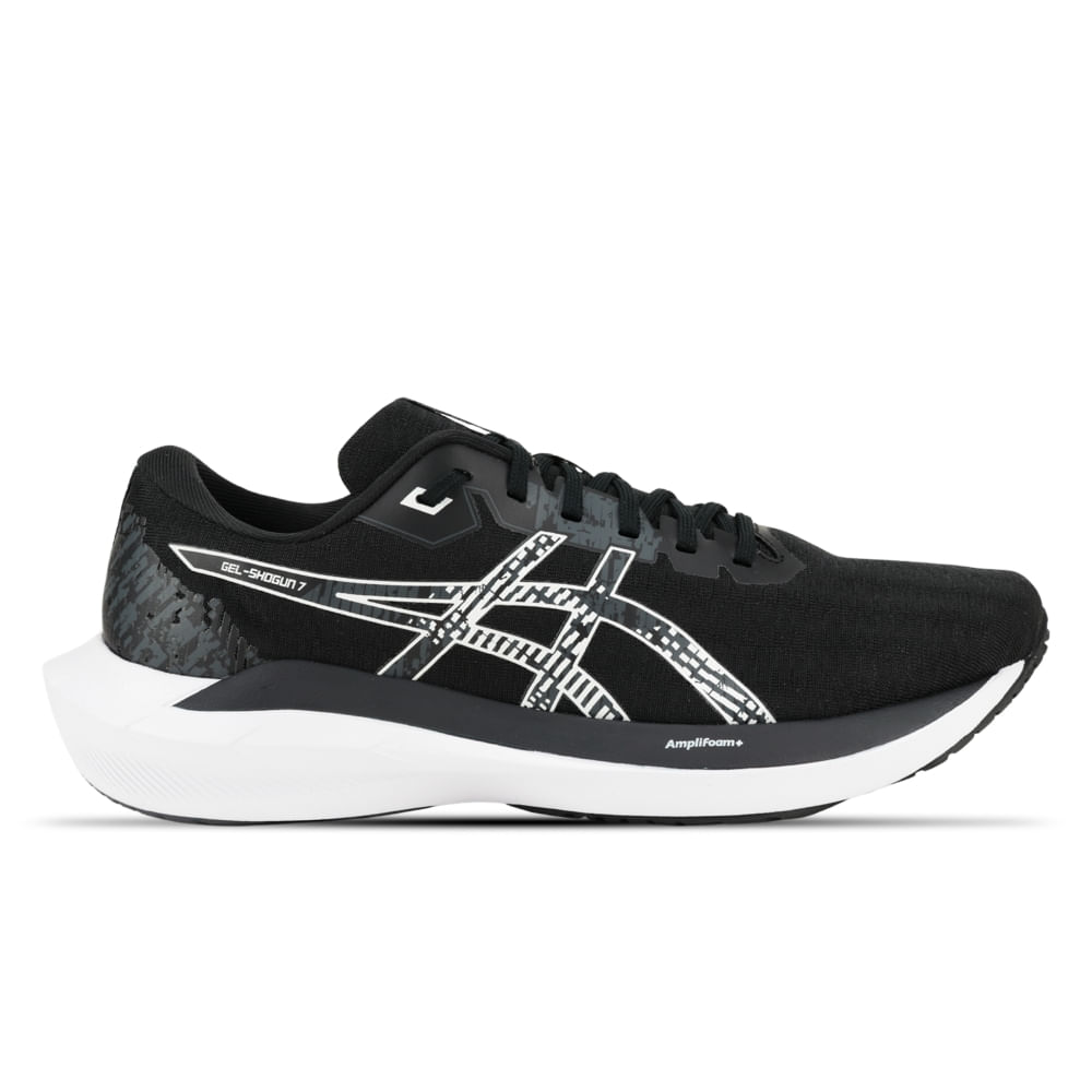 Tênis ASICS GEL-Shogun 7 - Masculino - Preto/Cinza Tênis ASICS GEL-Shogun 7 - Masculino - Preto/Cinza