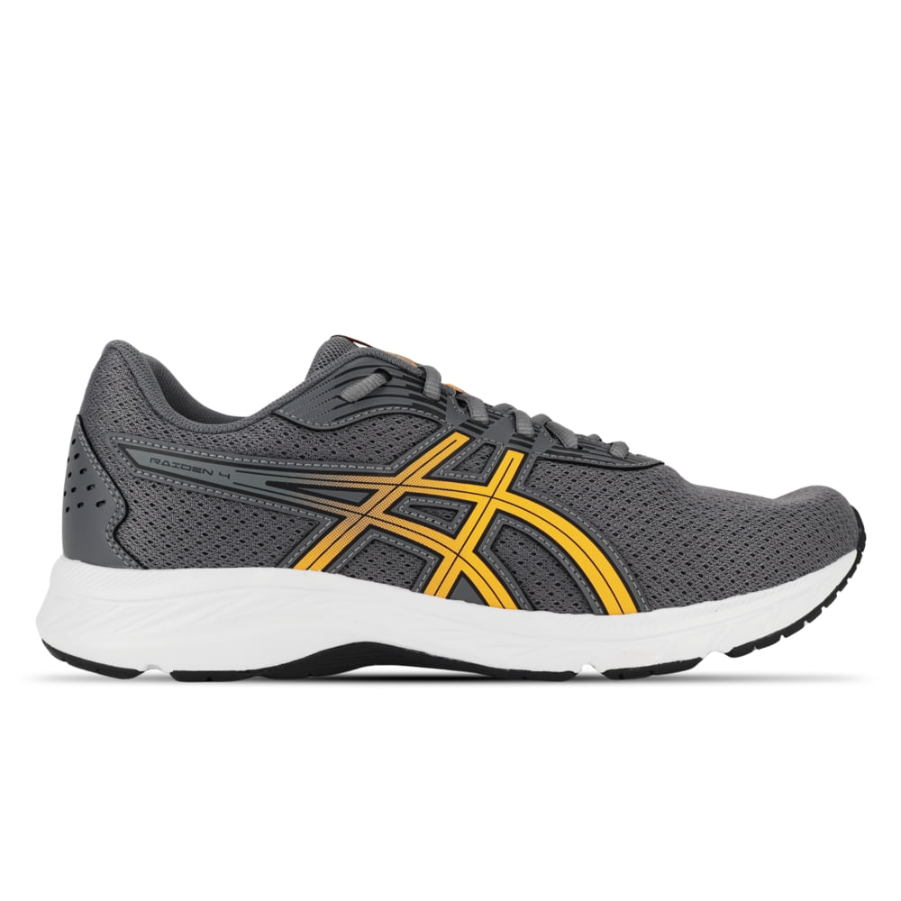 Tênis ASICS Raiden 4 - Masculino - Cinza/Preto Tênis ASICS Raiden 4 - Masculino - Cinza/Preto