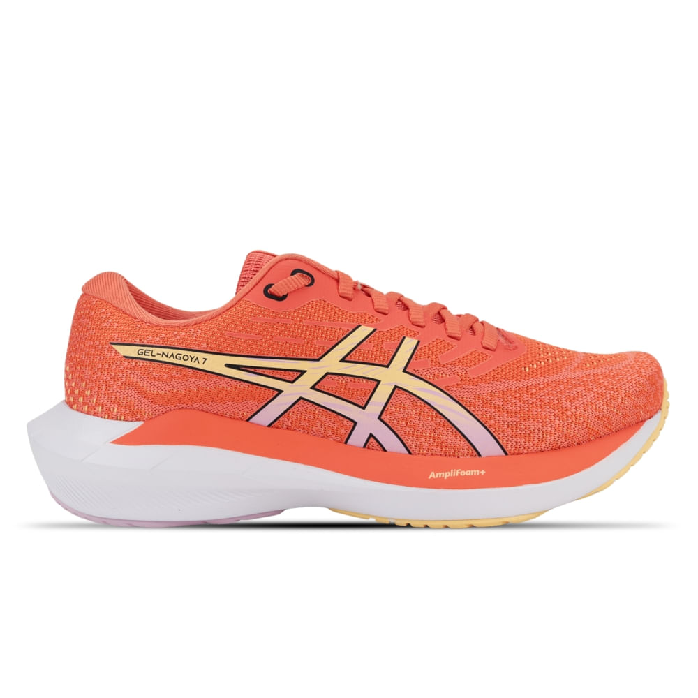 Tênis ASICS GEL-Nagoya 7 - Feminino - Rosa/Laranja Tênis ASICS GEL-Nagoya 7 - Feminino - Rosa/Laranja