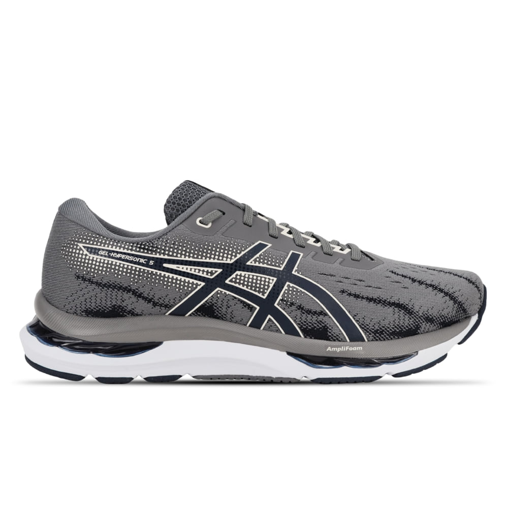 Tênis ASICS GEL-Hypersonic 5 - Masculino - Cinza/Bege Tênis ASICS GEL-Hypersonic 5 - Masculino - Cinza/Bege