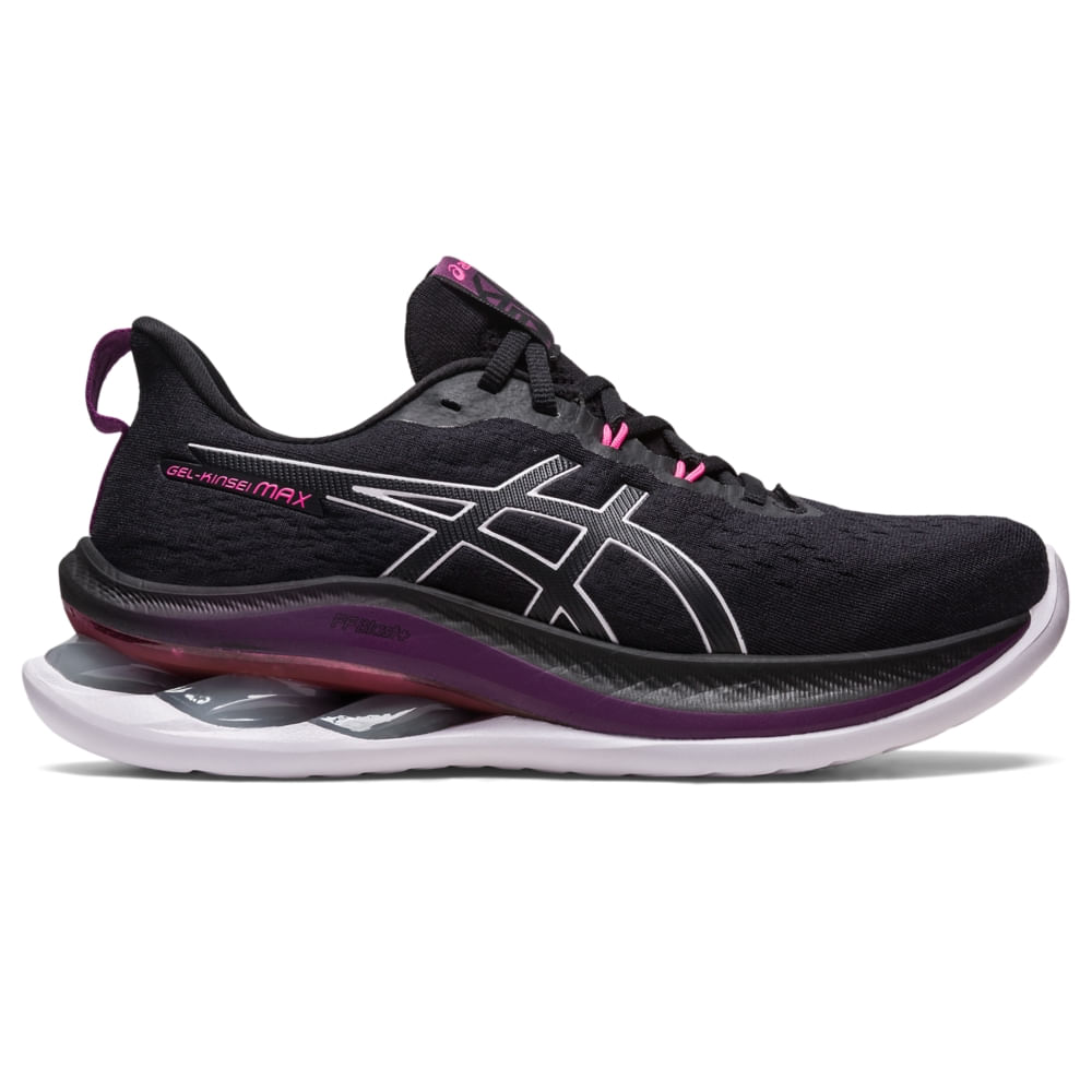 Tênis ASICS GEL-Kinsei Max - Feminino - Preto/Roxo Tênis ASICS GEL-Kinsei Max - Feminino - Preto/Roxo
