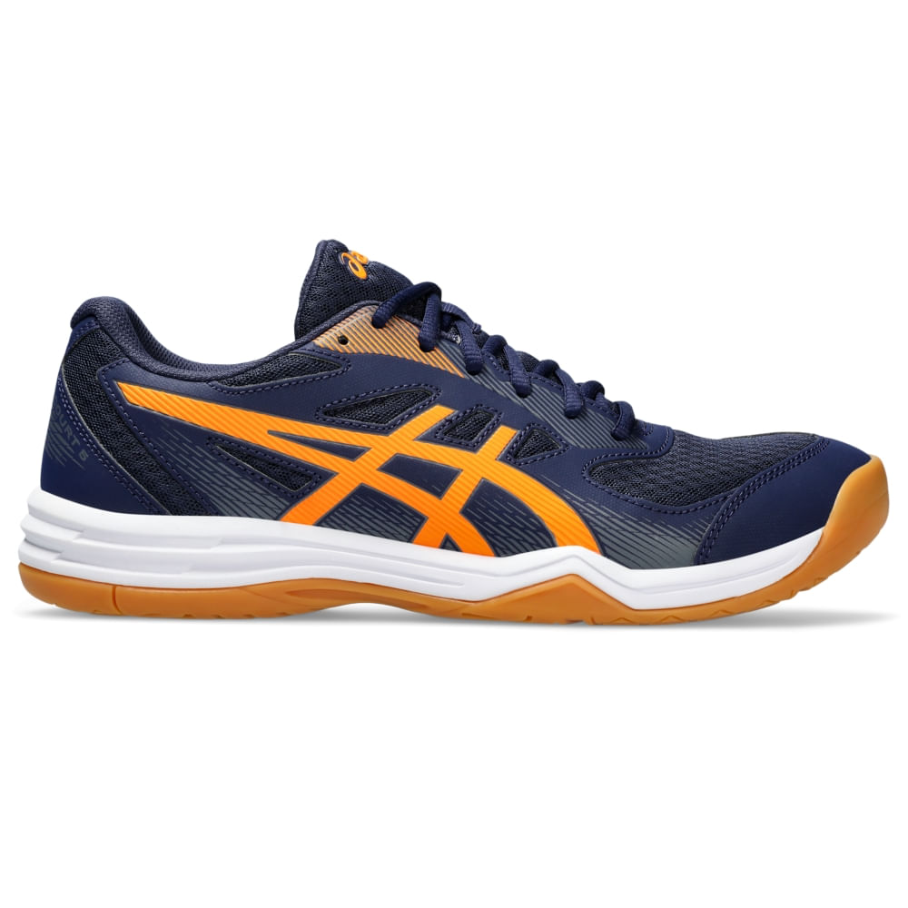Tênis ASICS Upcourt 5 - Masculino - Azul/Laranja Tênis ASICS Upcourt 5 - Masculino - Azul/Laranja