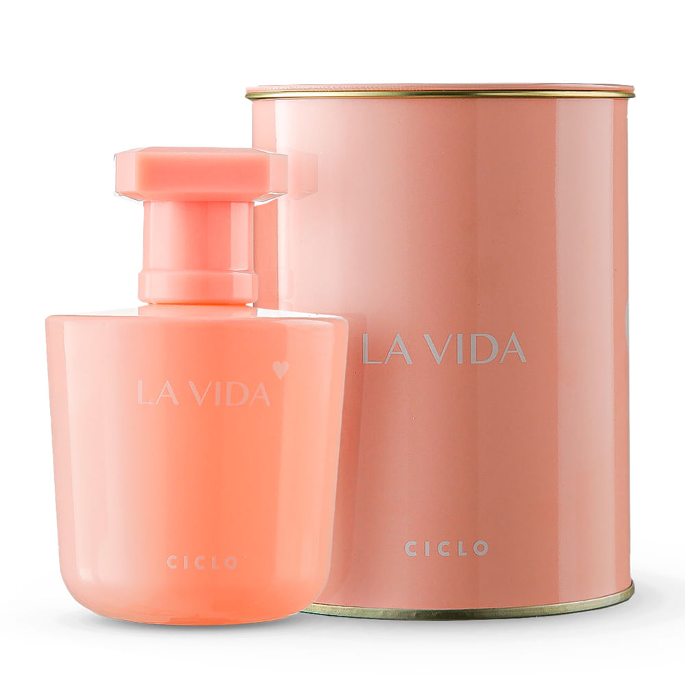 Perfume Deo Colônia Lata La Vida Ciclo Feminino 100ml ÚNICO Único Perfume Deo Colônia Lata La Vida Ciclo Feminino 100ml ÚNICO Único