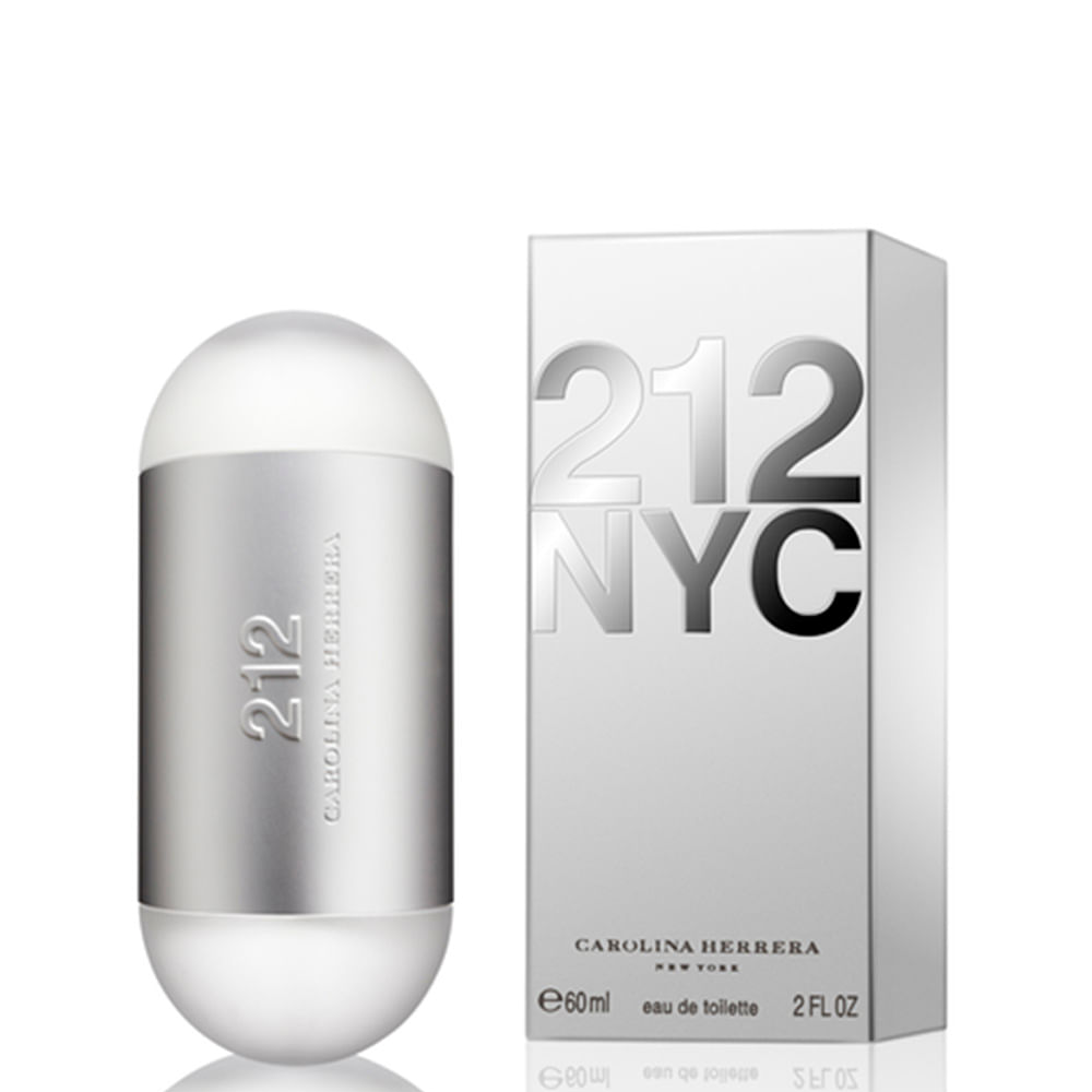 Perfume carolina herrera 212 nyc feminino eau de toilette 60ml Único Perfume carolina herrera 212 nyc feminino eau de toilette 60ml Único