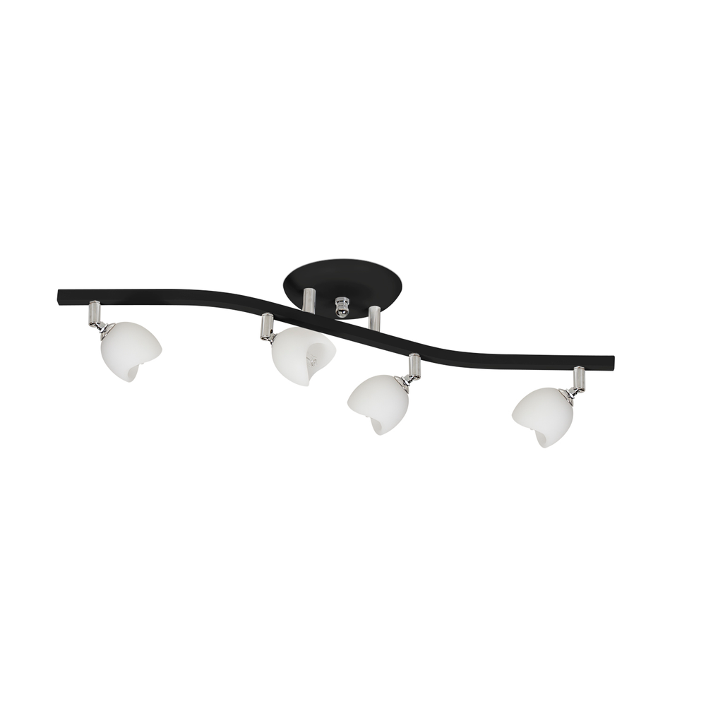 Spot De Sobrepor Para 4 Lâmpadas Halopin Spt 3964 Preta Spot De Sobrepor Para 4 Lâmpadas Halopin Spt 3964 Preta