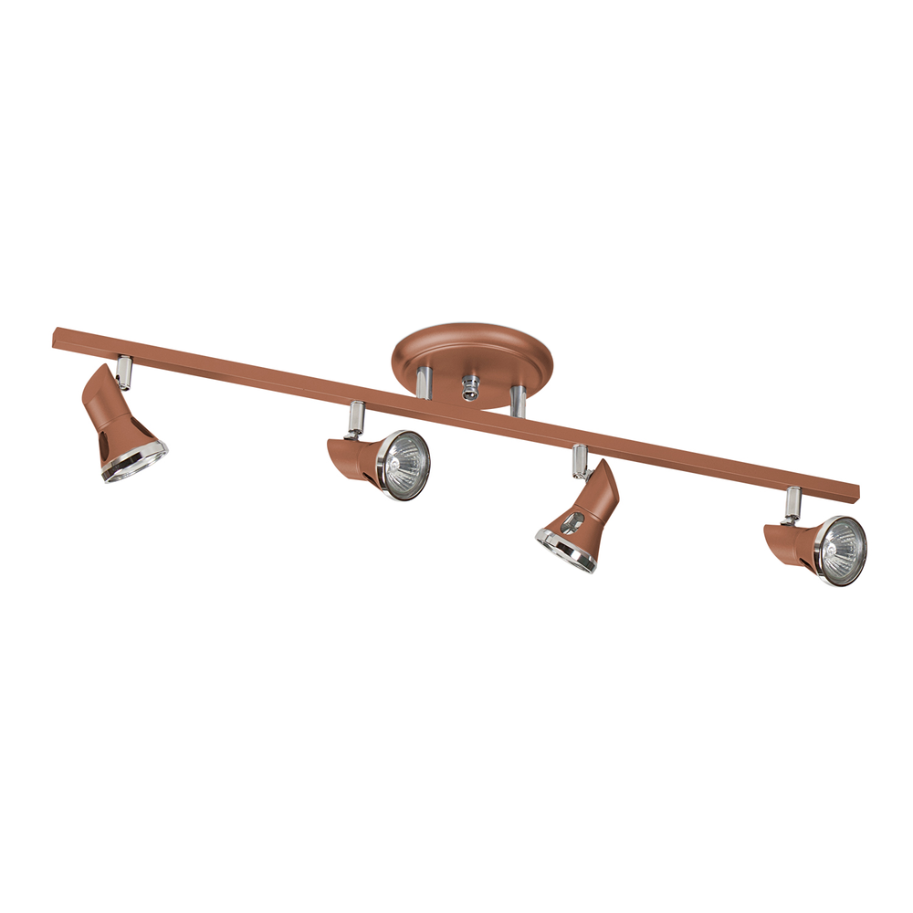 Spot De Sobrepor Para 4 Lâmpadas Gu10 Cor Spt 5704 Cobre Spot De Sobrepor Para 4 Lâmpadas Gu10 Cor Spt 5704 Cobre
