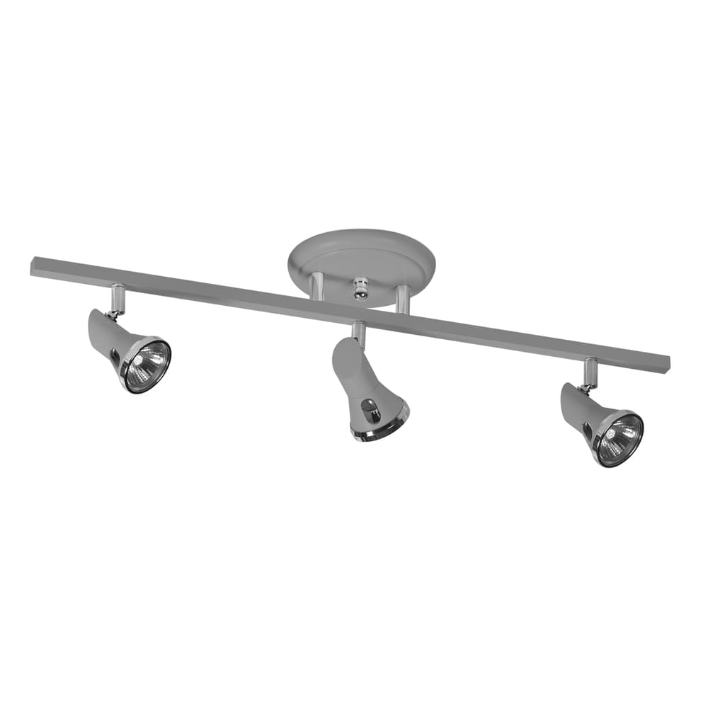 Spot De Sobrepor Para 3 Lâmpadas Gu10 Cor Spt 5703 Prata Spot De Sobrepor Para 3 Lâmpadas Gu10 Cor Spt 5703 Prata