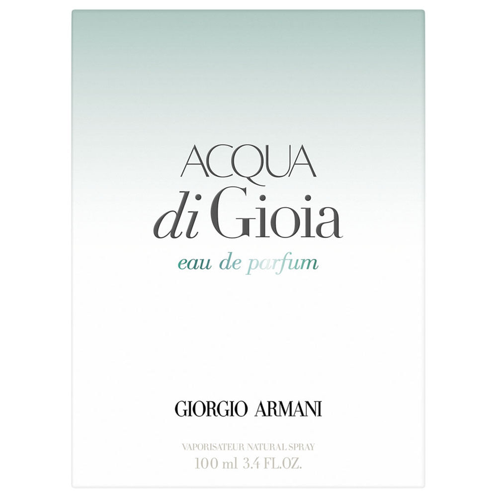 Giorgio Armani Acqua Di Gioia Feminino Eau de Parfum 100ml Único