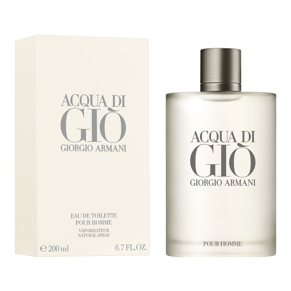Perfume Giorgio Armani Acqua Di Gio Masculino Eau de Toilette 200ml Único Perfume Giorgio Armani Acqua Di Gio Masculino Eau de Toilette 200ml Único