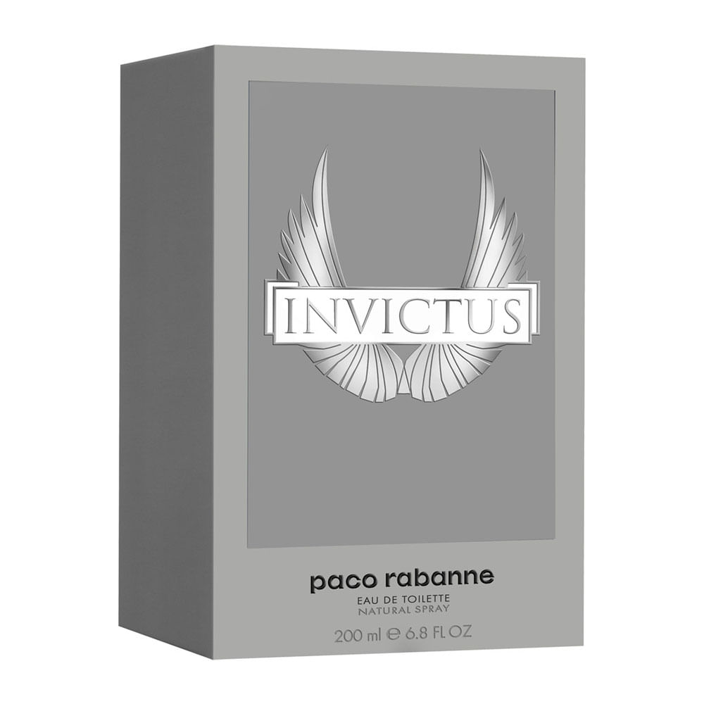 Perfume paco rabanne invictus eau de toilette masculino 200ml Perfume paco rabanne invictus eau de toilette masculino 200ml