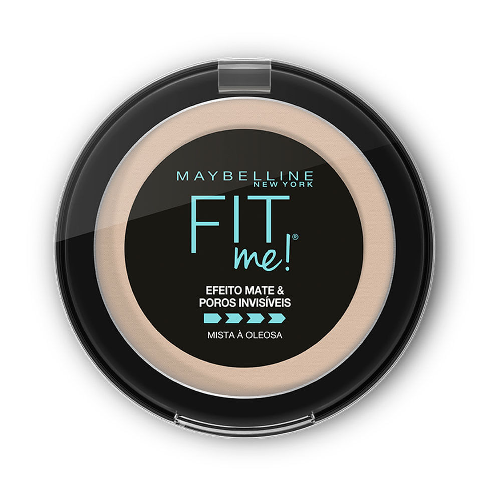 Pó Compacto Maybelline Fit Me B01 Claro Bege Único Pó Compacto Maybelline Fit Me B01 Claro Bege Único