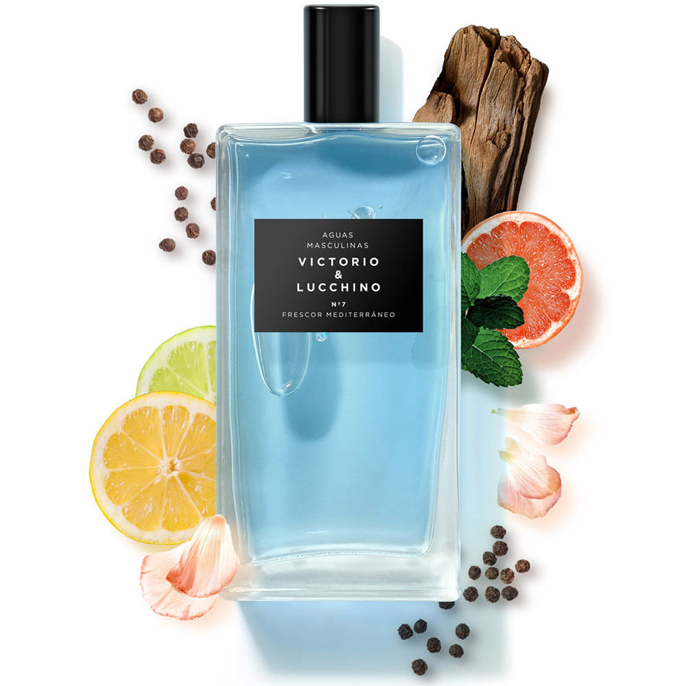 Perfume Victorio & Lucchino Frescor Mediterrâneo Nº 7 Masculino Eau De Toilette 150ML único Perfume Victorio & Lucchino Frescor Mediterrâneo Nº 7 Masculino Eau De Toilette 150ML único