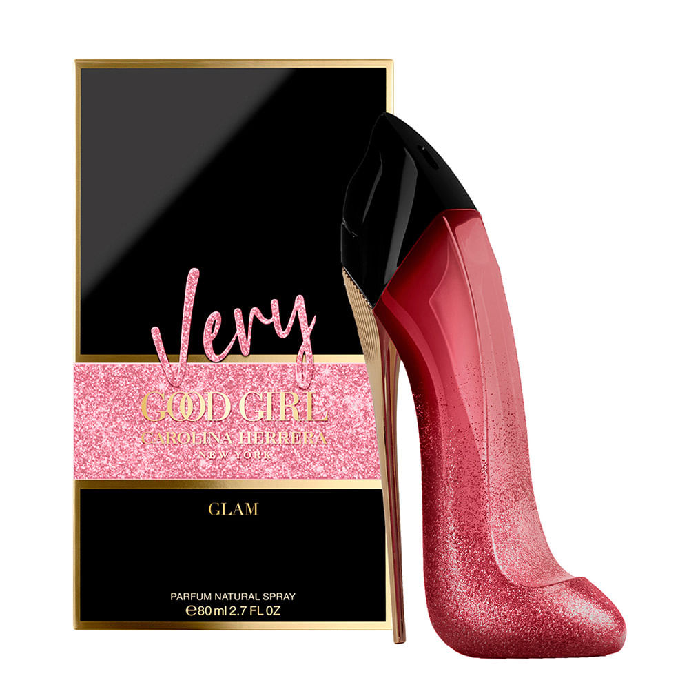 Perfume very good girl glam carolina herrera feminino eau de parfum 80ml Perfume very good girl glam carolina herrera feminino eau de parfum 80ml