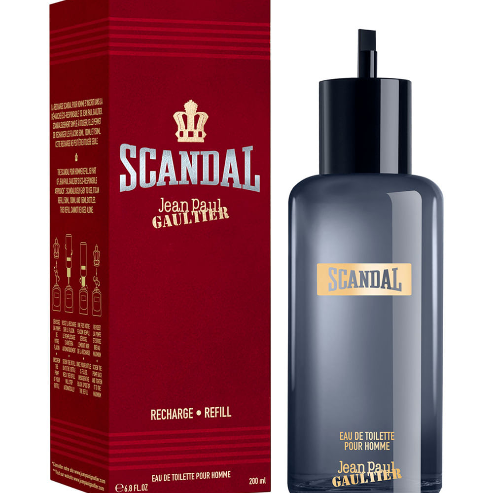 Perfume Scandal Pour Homme Jean Paul Gaultier Masculino Eau De Toilette Refil - 200Ml Único Perfume Scandal Pour Homme Jean Paul Gaultier Masculino Eau De Toilette Refil - 200Ml Único