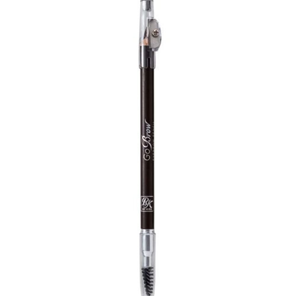 Lápis de madeira para sobrancelhas Go Brow RK by Kiss Dark Brown Único Lápis de madeira para sobrancelhas Go Brow RK by Kiss Dark Brown Único