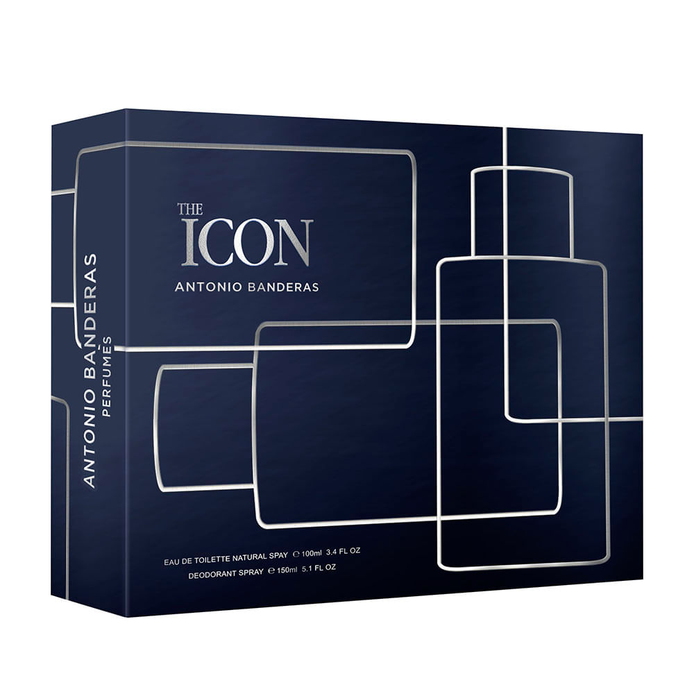 Kit banderas the icon 100ml e deo spray 150ml único Kit banderas the icon 100ml e deo spray 150ml único