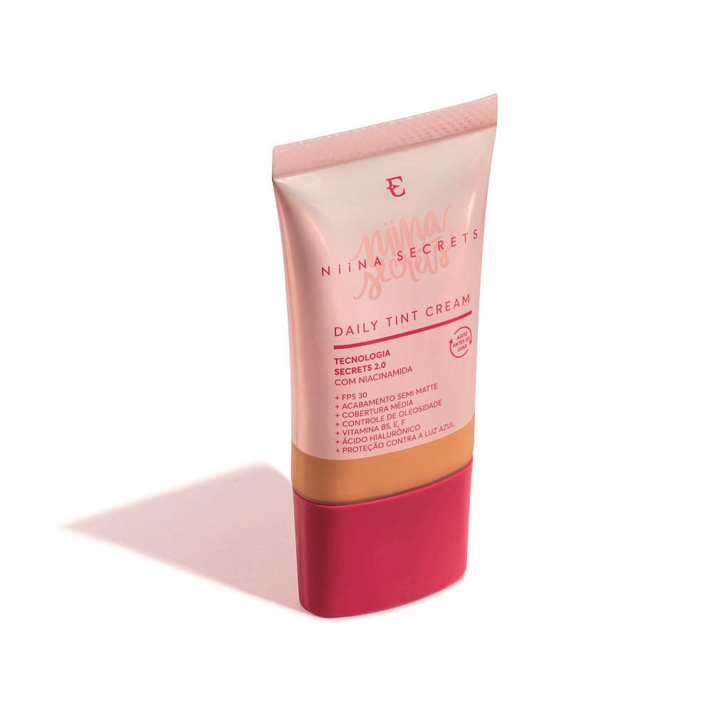 Base líquida daily tint cream niina secrets 25ml cor 48 única Base líquida daily tint cream niina secrets 25ml cor 48 única