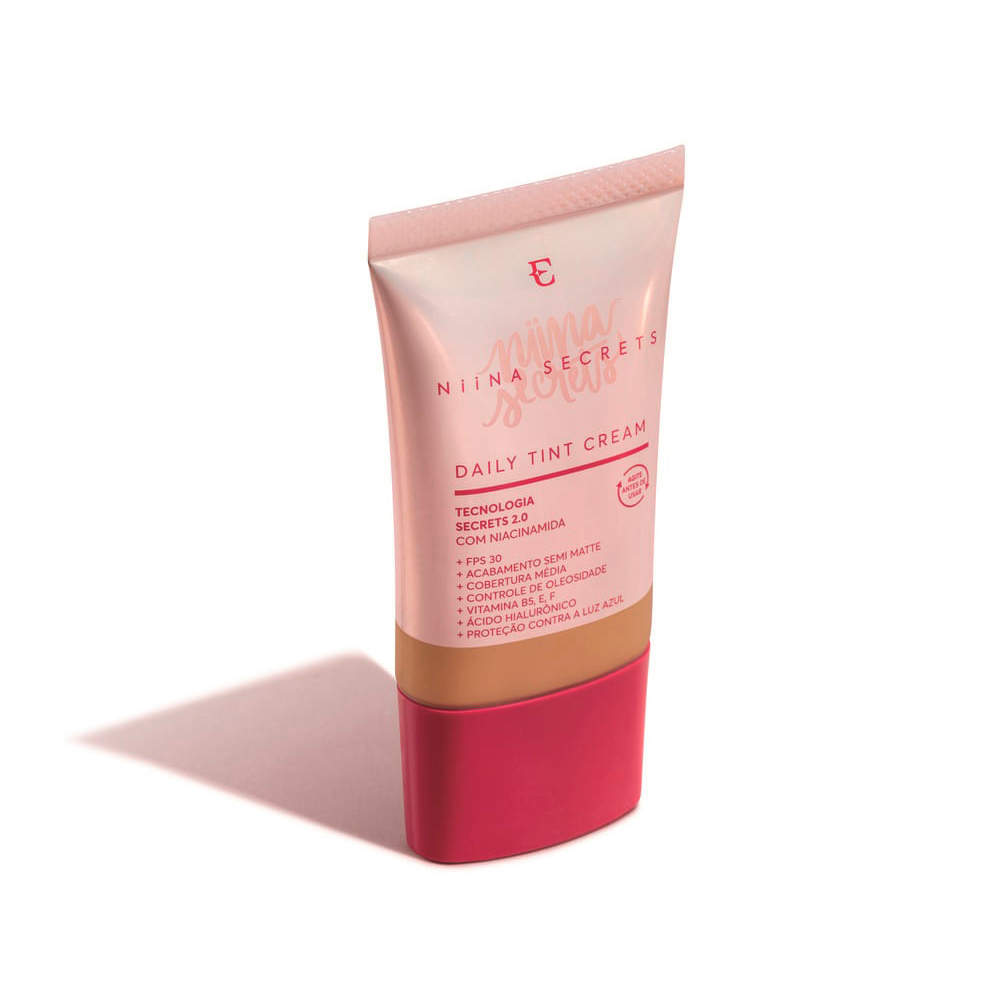 Base líquida daily tint cream niina secrets 25ml cor 60 única Base líquida daily tint cream niina secrets 25ml cor 60 única