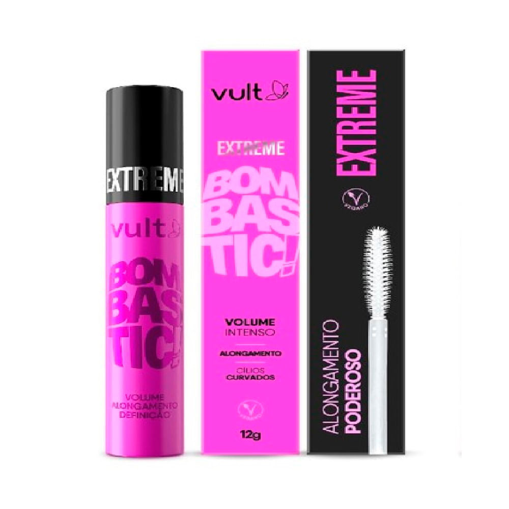 Máscara de cílios vult extreme bombastic 10g única Máscara de cílios vult extreme bombastic 10g única