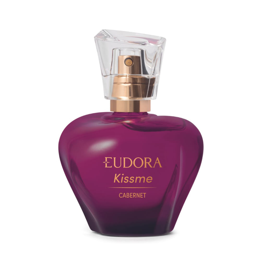 Colônia desodorante kiss me cabernet eudora 50ml Colônia desodorante kiss me cabernet eudora 50ml