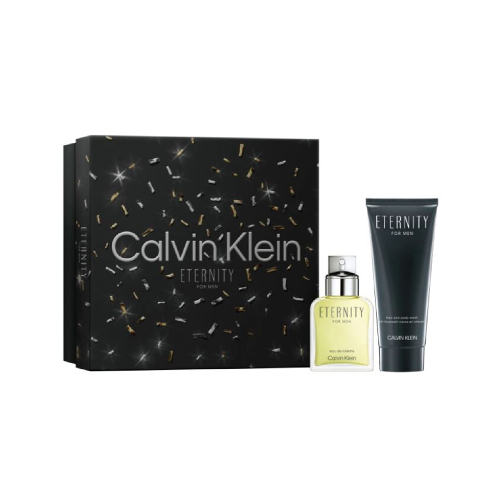 Kit coffret calvin klein eternity for men eau de toilette 50ml e gel de banho 100ml Kit coffret calvin klein eternity for men eau de toilette 50ml e gel de banho 100ml