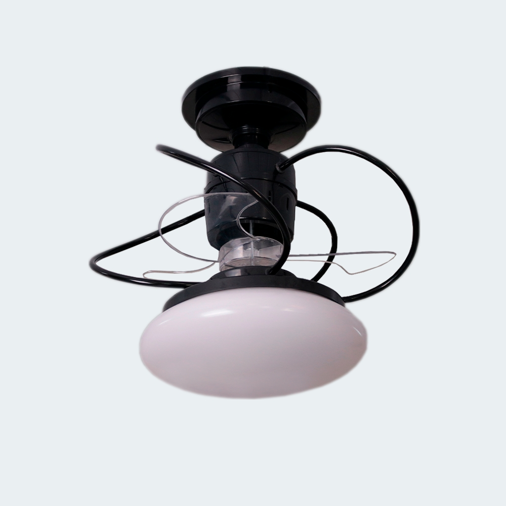 Ventilador de Teto Treviso Atenas Preto C/ Controle Remoto Ventilador de Teto Treviso Atenas Preto C/ Controle Remoto