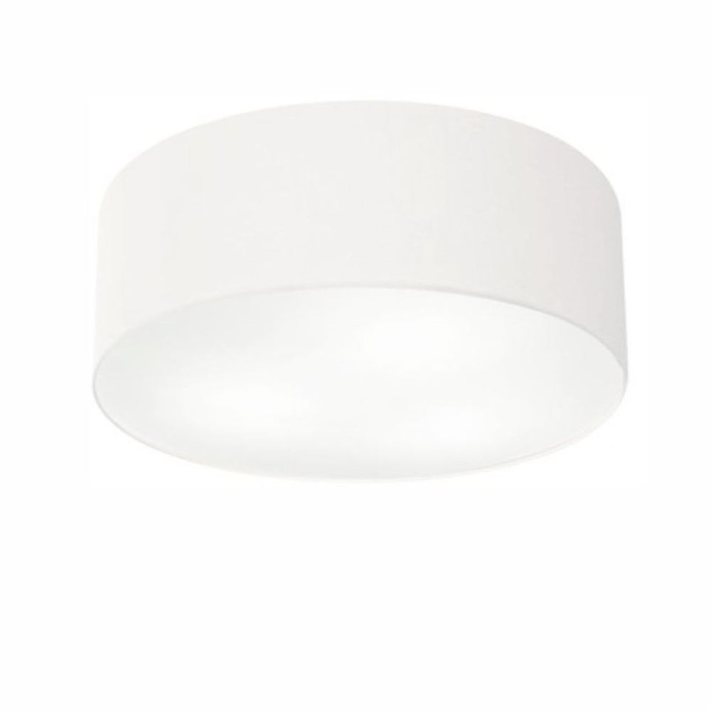 Plafon Cilíndrico Md-3014 Cúpula em Tecido 50x15cm Branco - Bivolt Plafon Cilíndrico Md-3014 Cúpula em Tecido 50x15cm Branco - Bivolt