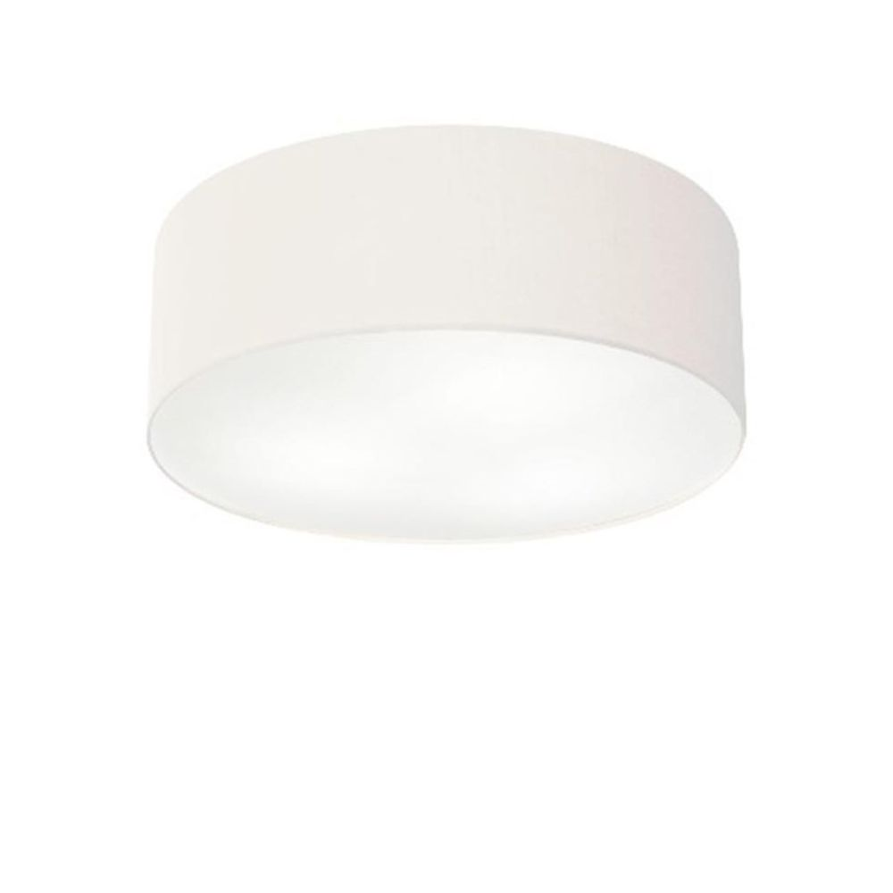 Plafon Cilíndrico Md-3046 Cúpula em Tecido 35x12cm Branco - Bivolt Plafon Cilíndrico Md-3046 Cúpula em Tecido 35x12cm Branco - Bivolt
