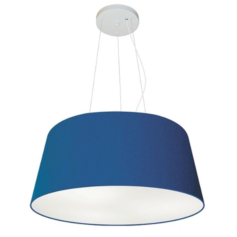 Pendente Cone Md-4048 Cúpula em Tecido 21-50x40cm Azul Marinho - Bivolt Pendente Cone Md-4048 Cúpula em Tecido 21-50x40cm Azul Marinho - Bivolt
