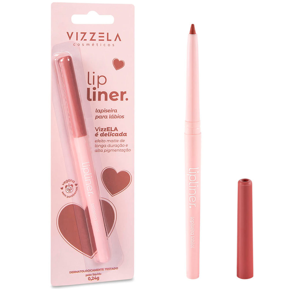 Lapiseira labial 01 delicada lipliner vizzela Lapiseira labial 01 delicada lipliner vizzela