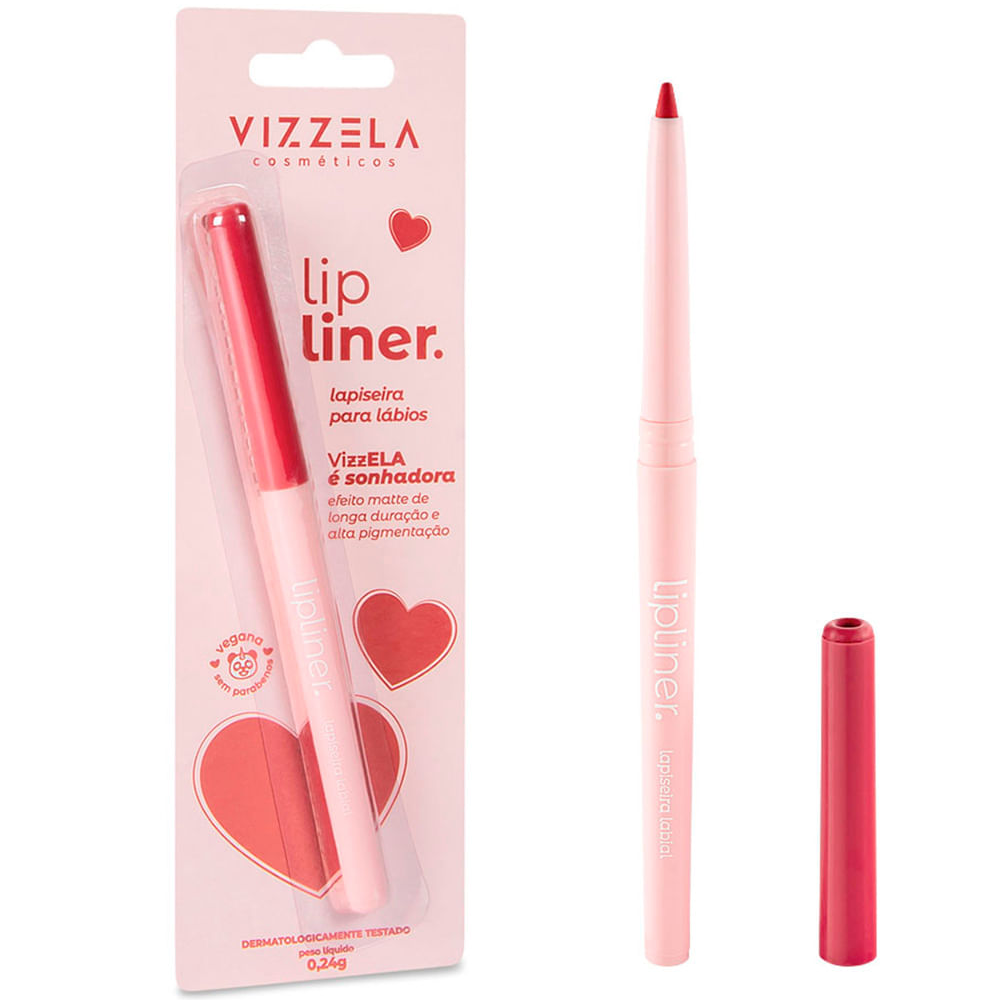 Lapiseira labial 03 sonhadora lipliner vizzela Lapiseira labial 03 sonhadora lipliner vizzela
