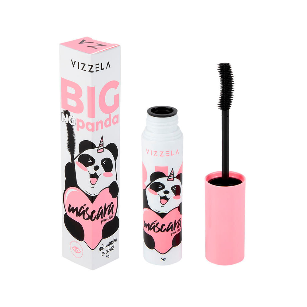 Máscara para cílios big no panda vizzela preto Máscara para cílios big no panda vizzela preto