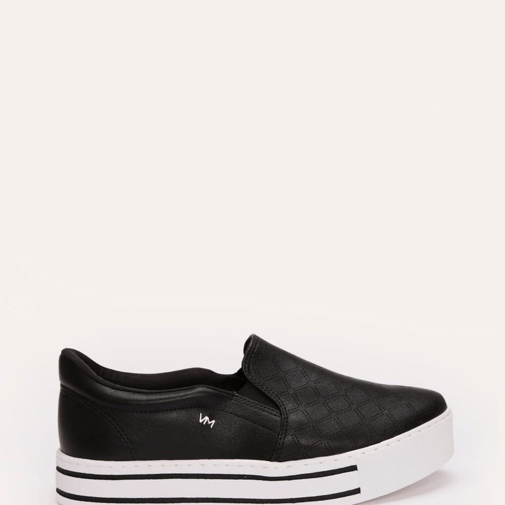 Tênis casual flatform via marte preto Tênis casual flatform via marte preto