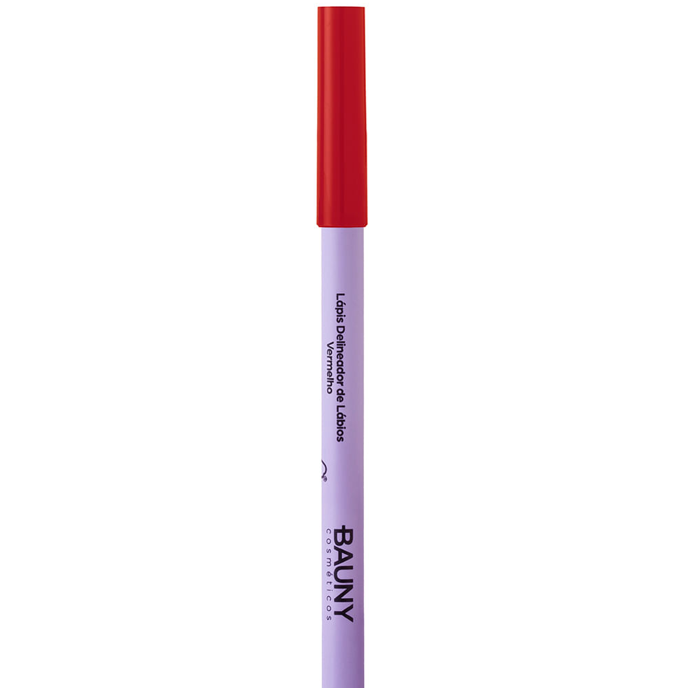 Lápis delineador bauny para lábios vermelho Lápis delineador bauny para lábios vermelho