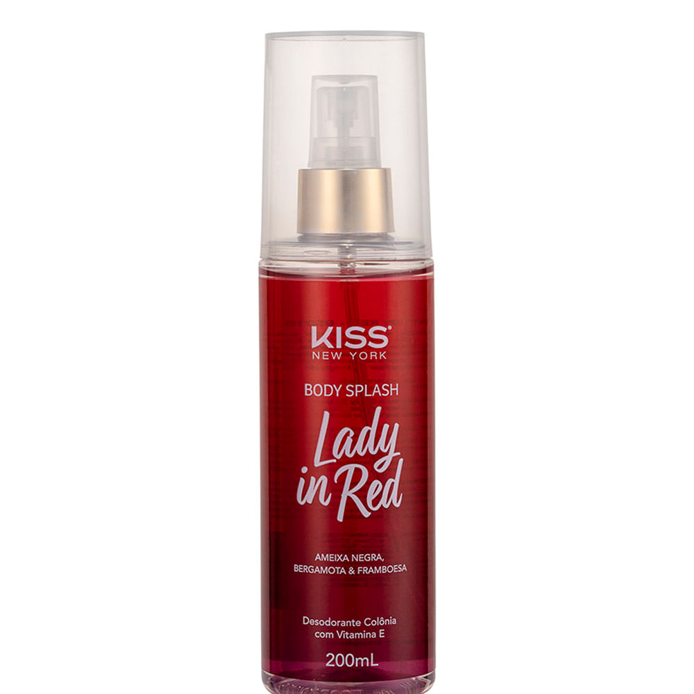 Body splash lady in red kiss new york 235ml Body splash lady in red kiss new york 235ml