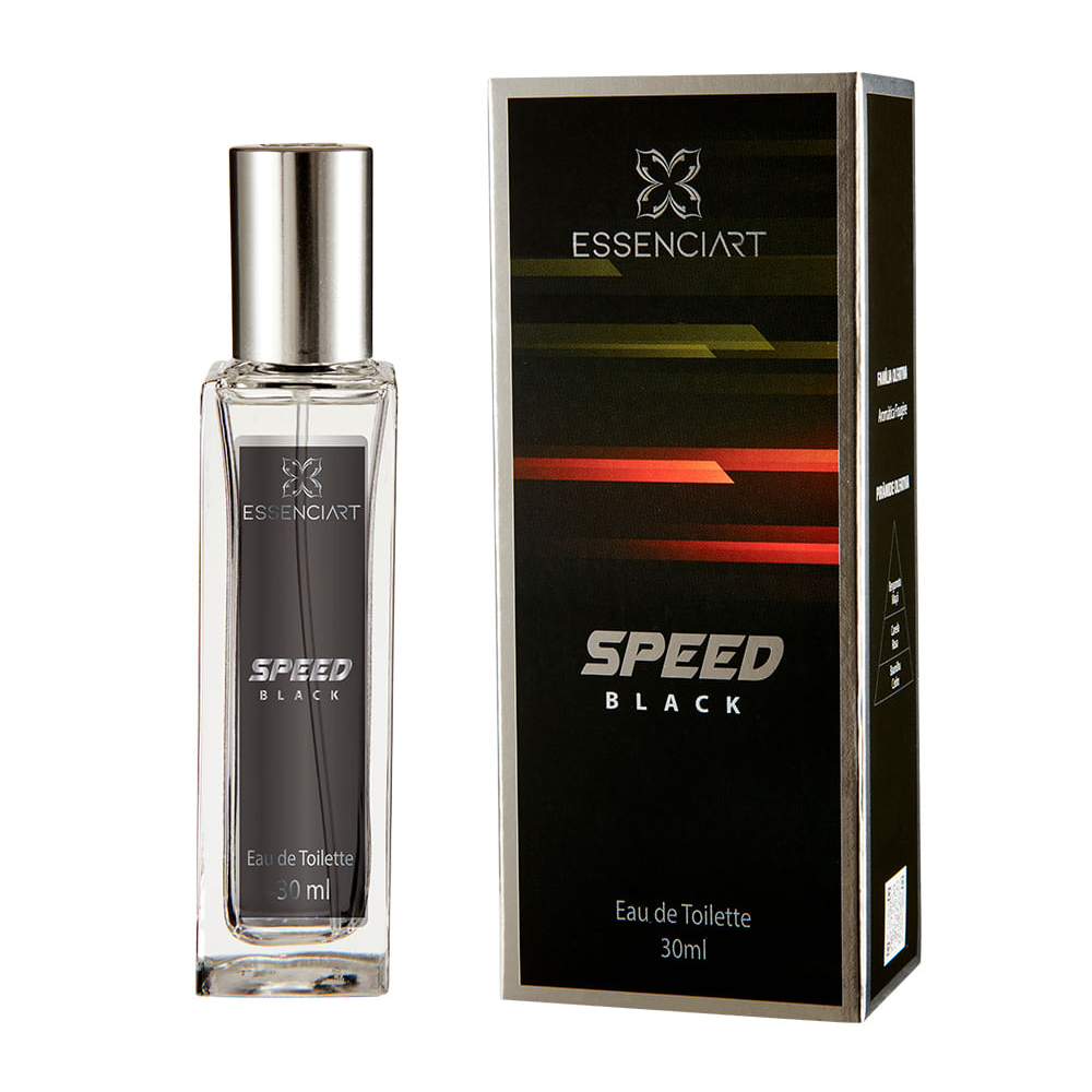 Essenciart speed black edt masc 30ml Essenciart speed black edt masc 30ml