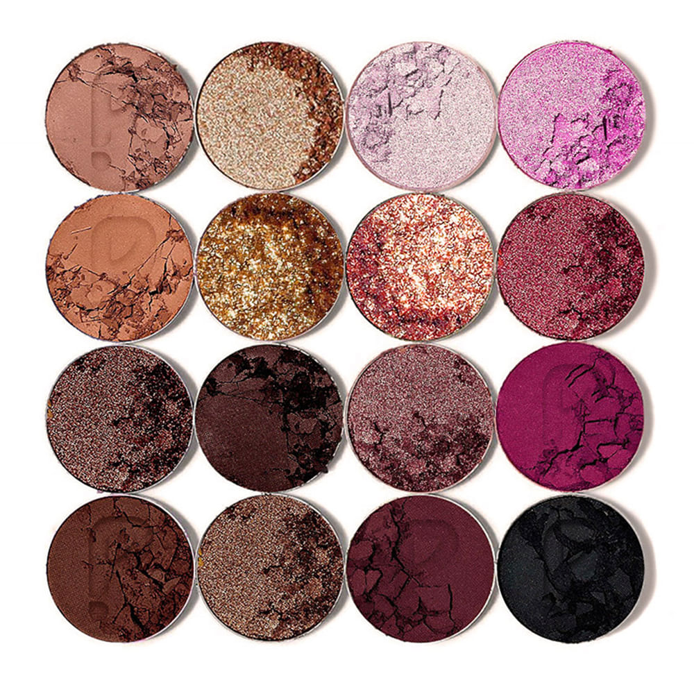 Paleta de sombras 16 cores 16 preciosos pam by pamella colorido Paleta de sombras 16 cores 16 preciosos pam by pamella colorido