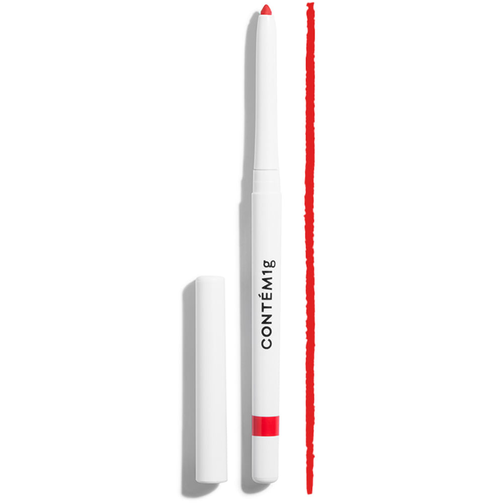 Lapiseira retrátil para lábios vermelho 0,3 contém 1g vermelho Lapiseira retrátil para lábios vermelho 0,3 contém 1g vermelho