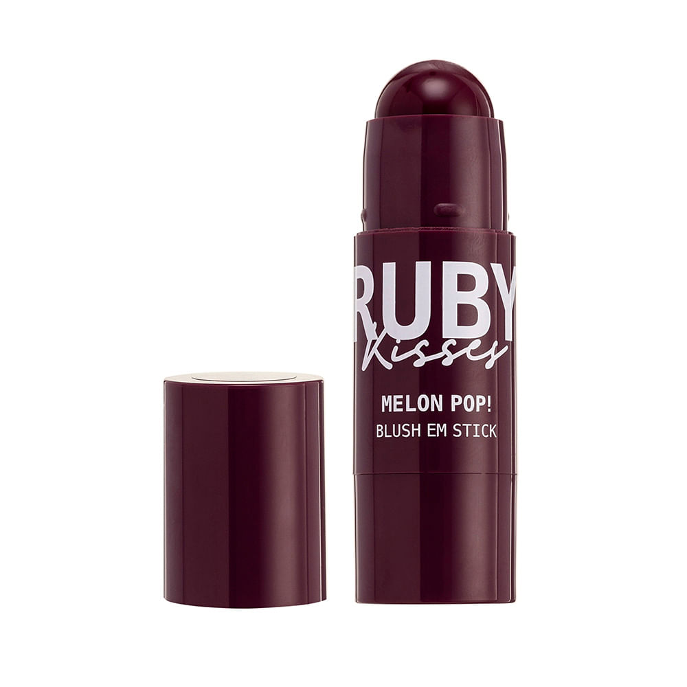 Ruby kisses melon pop blush em stick plum pop roxo Ruby kisses melon pop blush em stick plum pop roxo