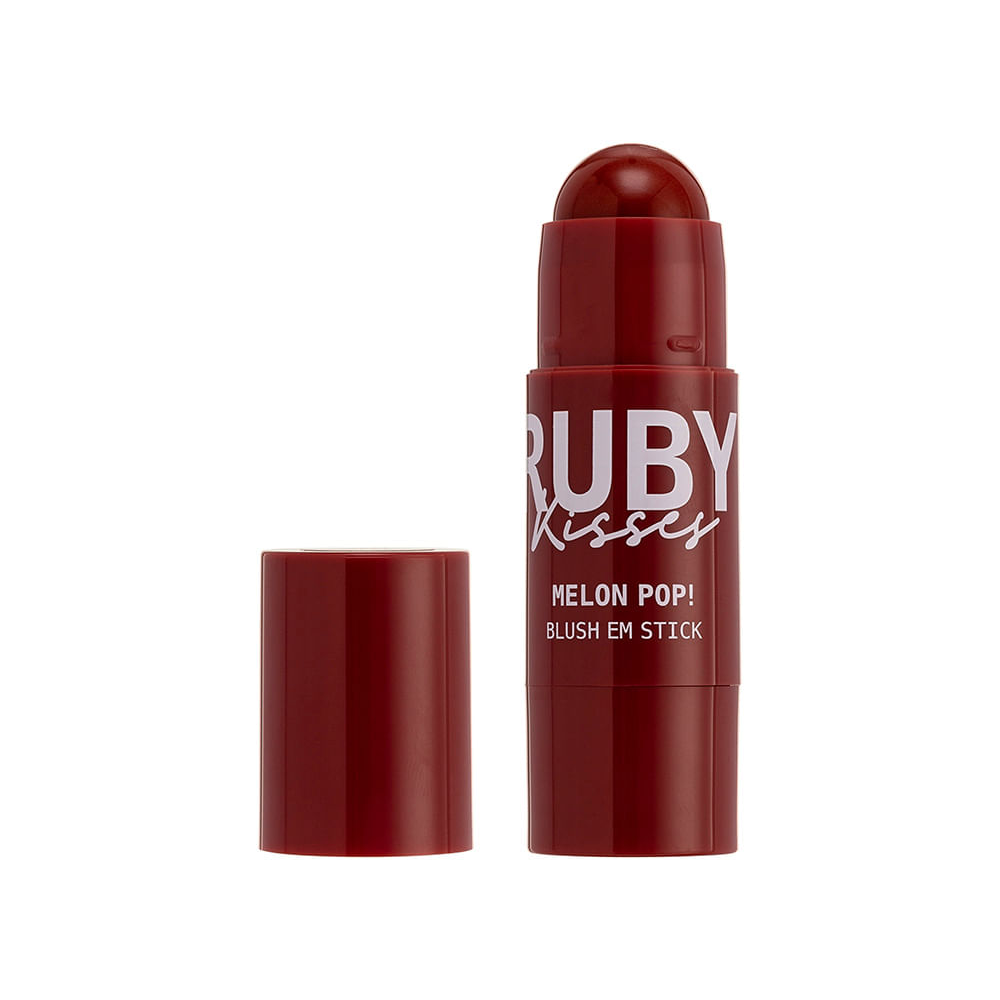 Ruby kisses melon pop blush em stick terracotta pop vinho Ruby kisses melon pop blush em stick terracotta pop vinho