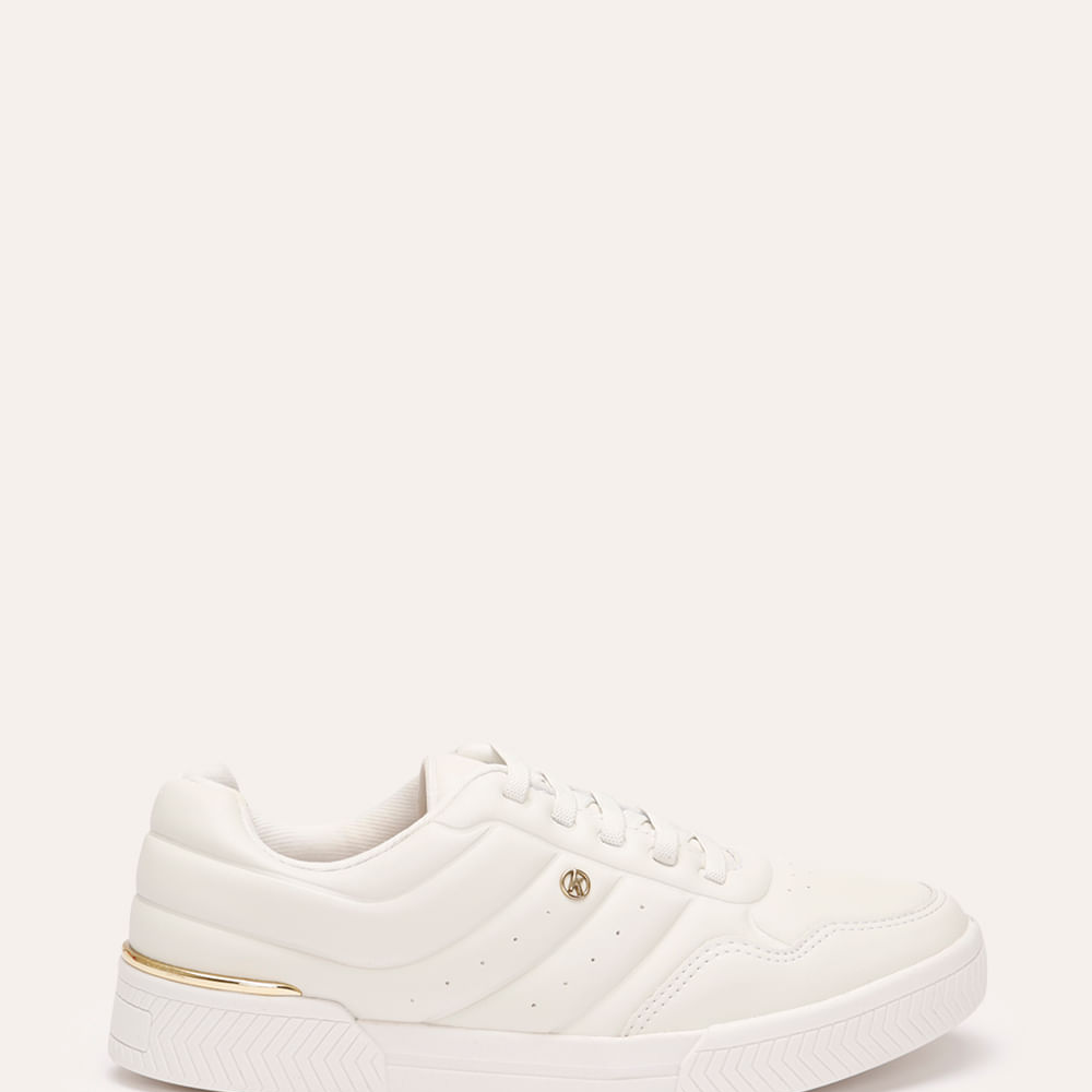 Tênis casual kolosh com recortes off white Tênis casual kolosh com recortes off white