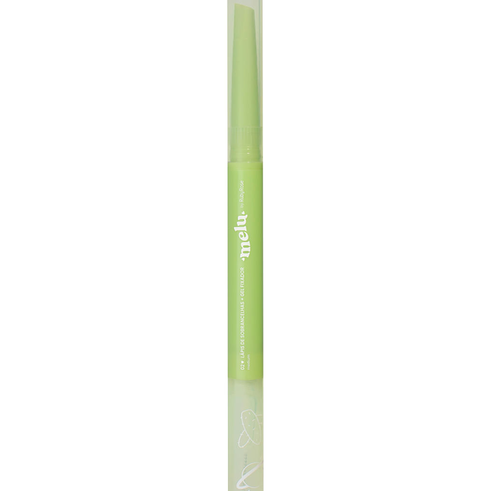 Lapis de sobrancelha e gel fixador medium melu marrom Lapis de sobrancelha e gel fixador medium melu marrom