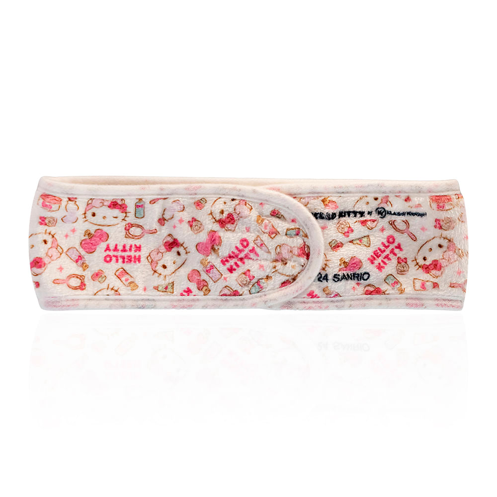 Faixa de cabelo com velcro klass vough hello kitty rosa Faixa de cabelo com velcro klass vough hello kitty rosa