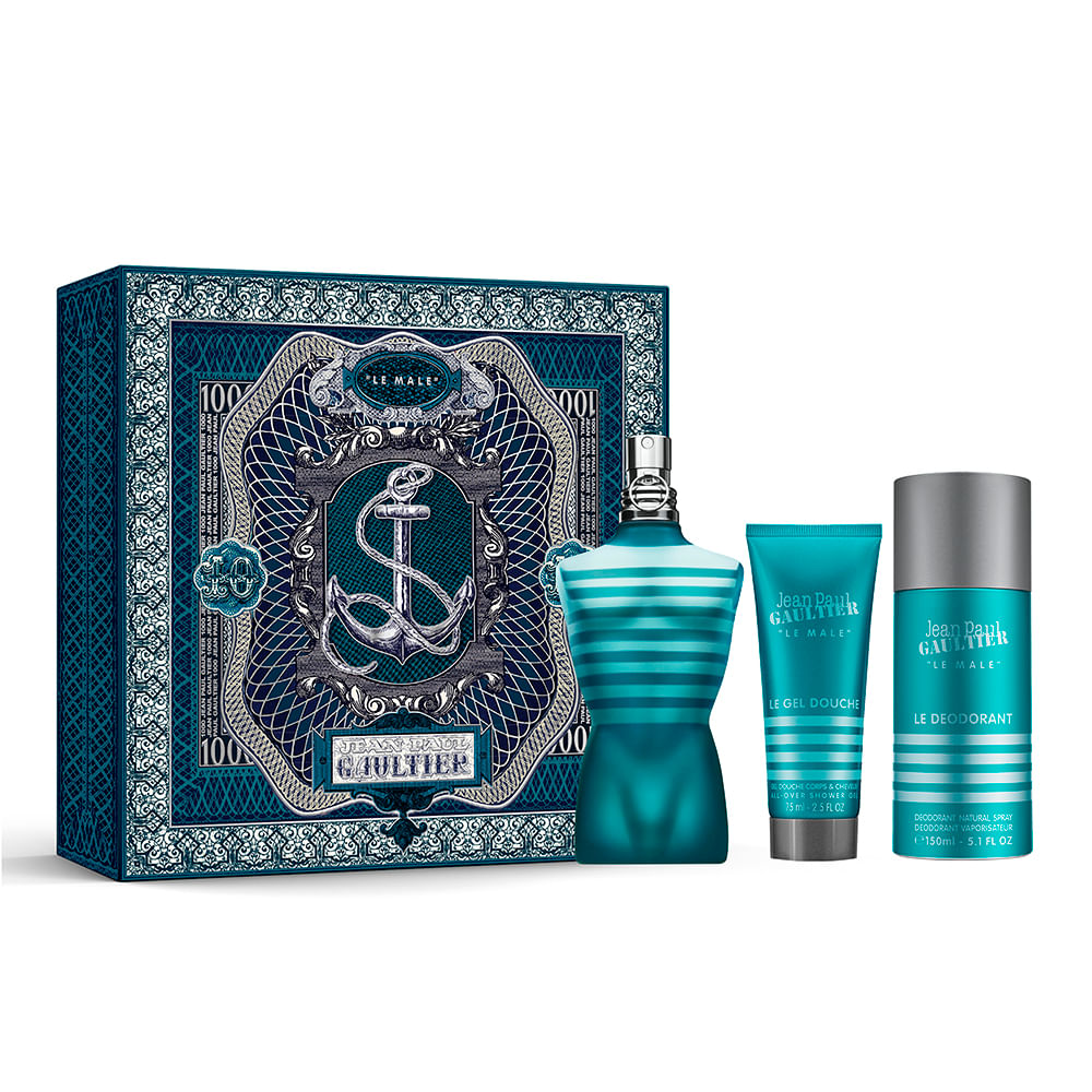 Kit le male jean paul gaultier eau de toilette 125ml Kit le male jean paul gaultier eau de toilette 125ml