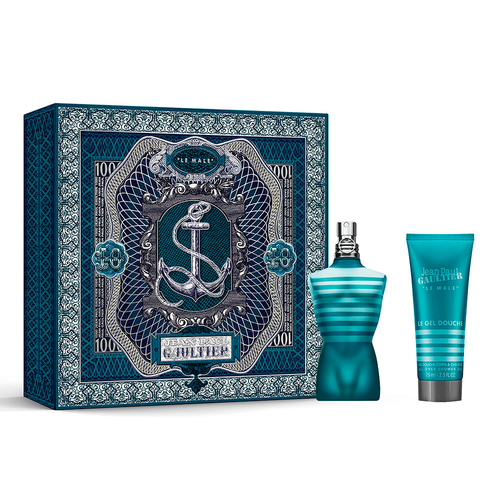 Kit le male all jean paul gaultier over gel de banho 75ml e eau de toilette 75ml Kit le male all jean paul gaultier over gel de banho 75ml e eau de toilette 75ml