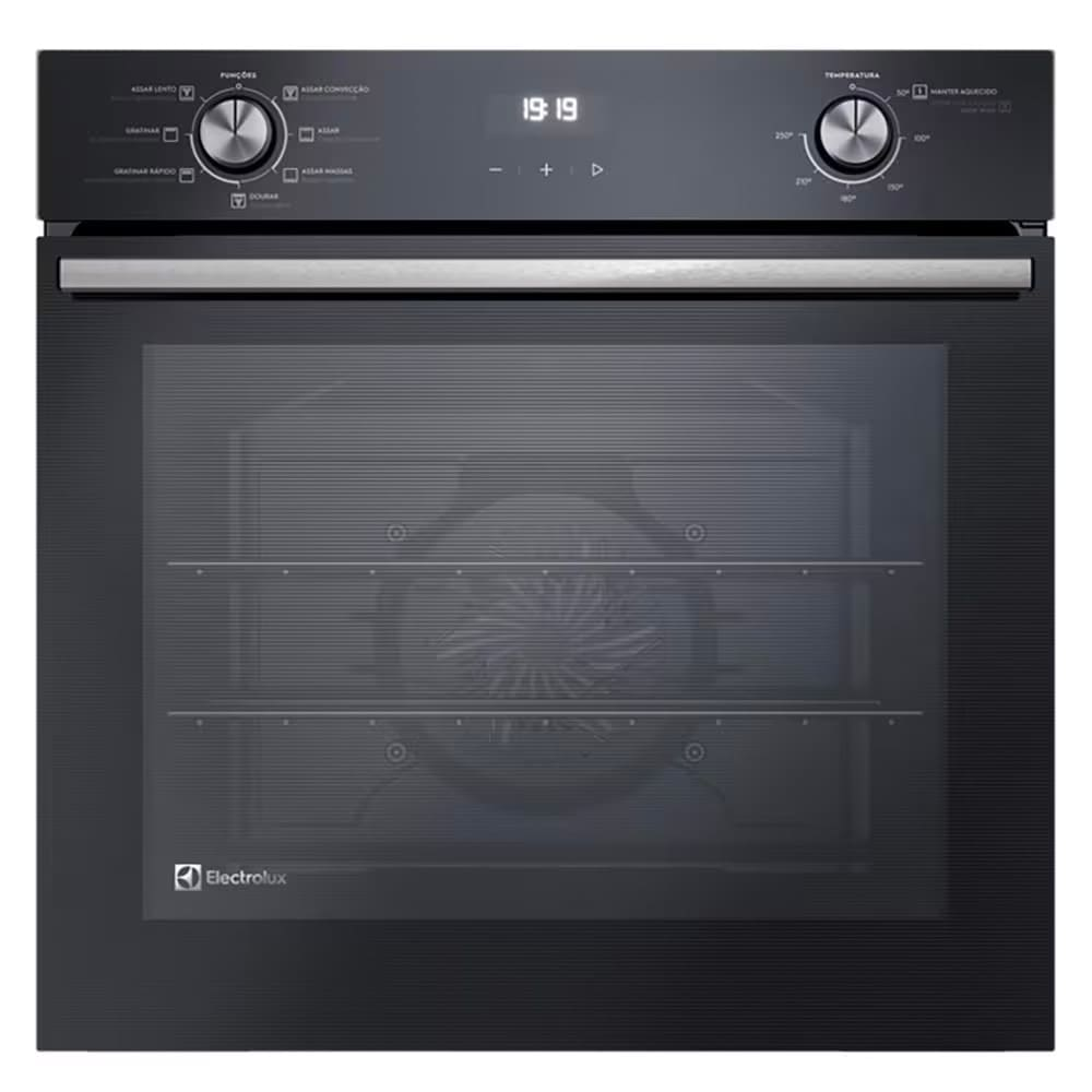 Forno de Embutir Elétrico Electrolux 80L Efficient com PerfectCook360 (OE8EH) - 220V Forno de Embutir Elétrico Electrolux 80L Efficient com PerfectCook360 (OE8EH) - 220V